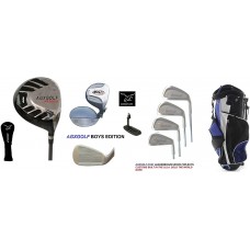 BOYS TWEEN or TEEN GOLF CLUBS STARTER SET w/OVERSIZE DRIVER & FREE PUTTER RIGHT HAND